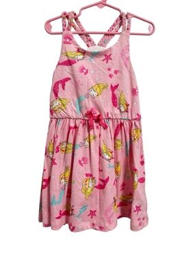 🌺  Tommy Bahama Girls Mermaid Dress Size 4T Pink Braided Straps NWOT